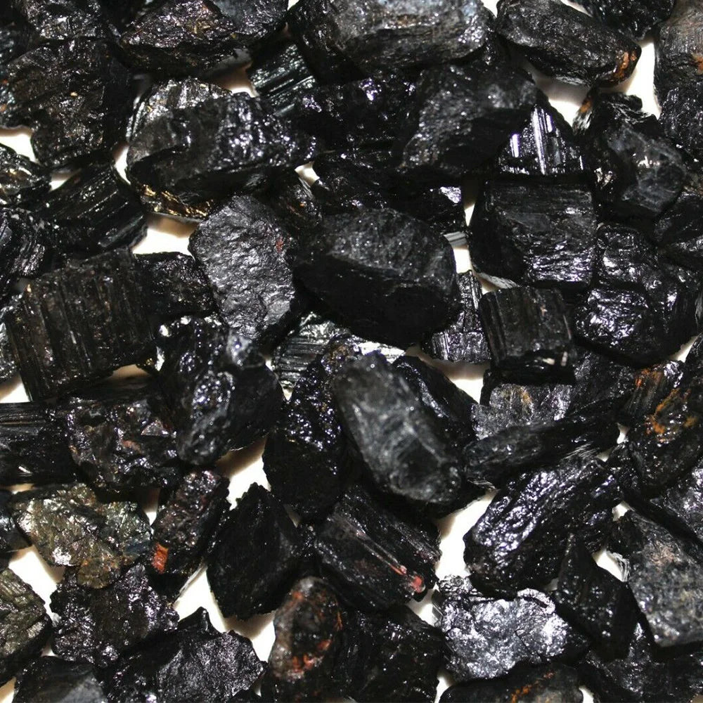 Black Tourmaline Rough Natural Stones 50-100g