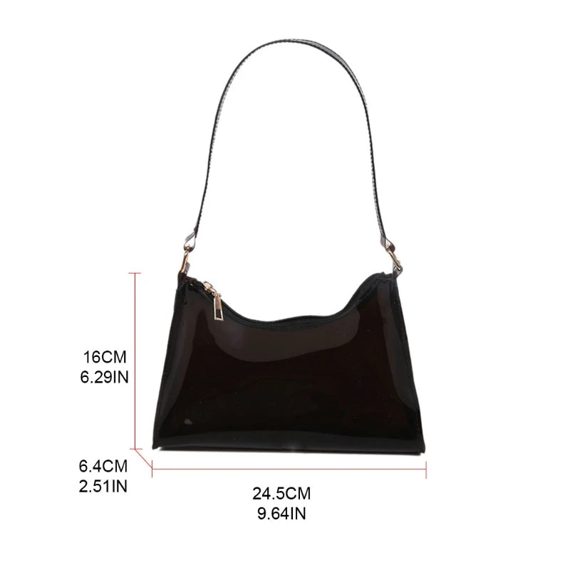 At Off The Dome by Makeda Iroquois, step into Y2K fashion with Off The Dome's Vivid Transparent Shoulder Bag. This statement accessory blends nostalgia with modern style.