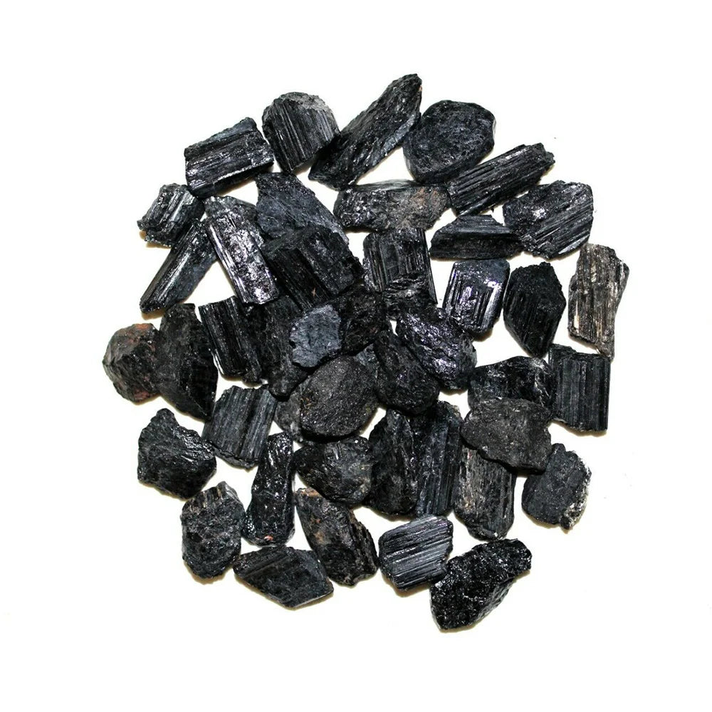 Black Tourmaline Rough Natural Stones 50-100g