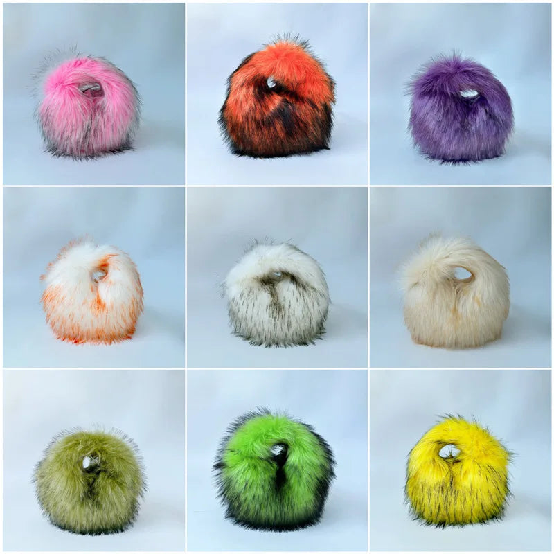 Harajuku Girl "Shag" Faux Fur Handbag
