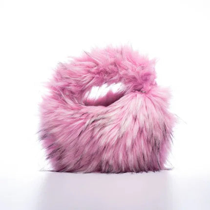 Harajuku Girl "Shag" Faux Fur Handbag