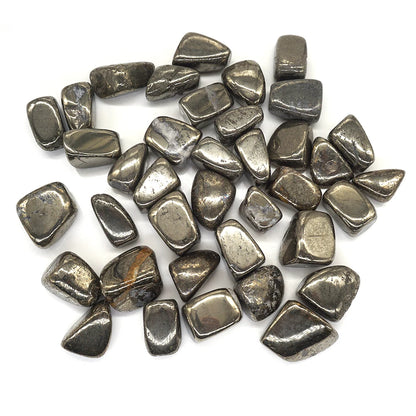 Natural Iron Pyrite Tumbled Stone Healing Crystal