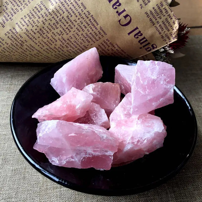 Natural Rough Bulk Rose Quartz Energy Crystal Stones