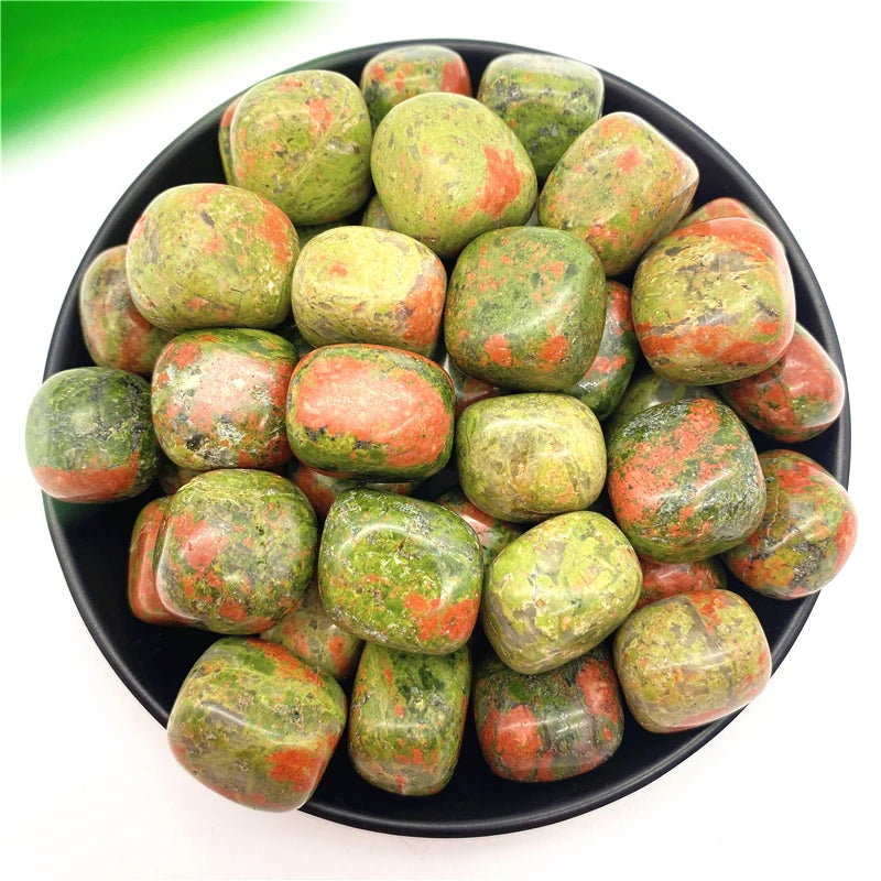 Natural Unakite Tumbled Healing Crystal