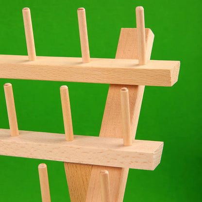 Wooden Hair Braiding Rack/Sewing Thread Holder