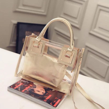 LUX  Clear Tote Handbag